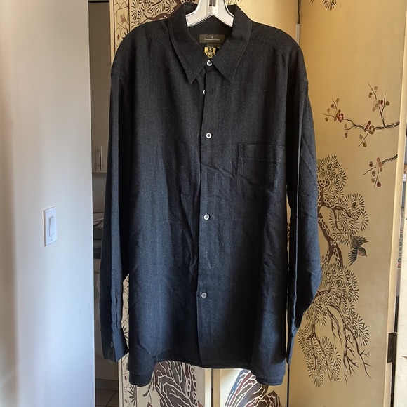 Zegna XXL Grey Long Sleeve Shirt - Picture 2 of 6